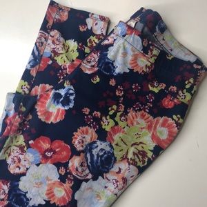 Faded Glory stretch Floral Denim Jegging L